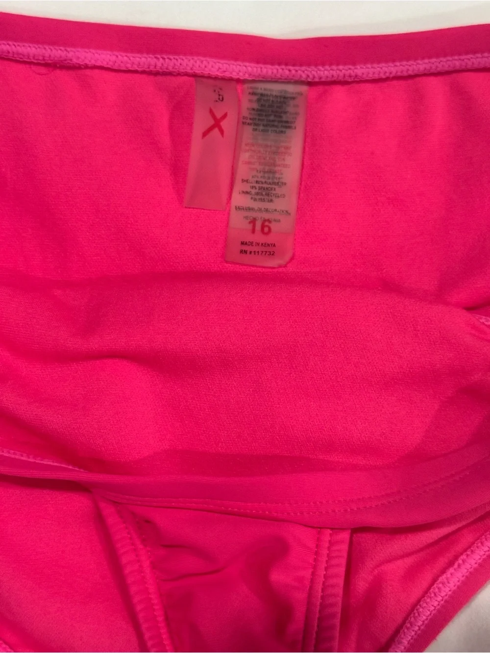 ZeroXposur Girls Floral Tankini Set in Hot Pink and Multicolor